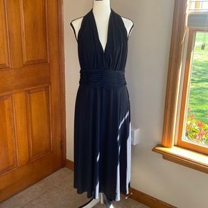 New black halter dress from Macys